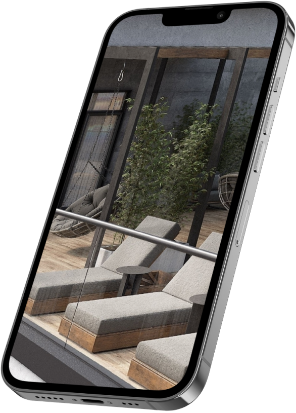 Апартаменты в Сочи, Апарт-комплекс Сочи, комплекс Blanc Hill в Сочи, Купить апартаменты Сочи, Вид на горы и море, Комплекс с шикарными видами, Мокап телефона