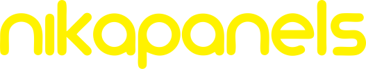 nikapanels логотип желтый