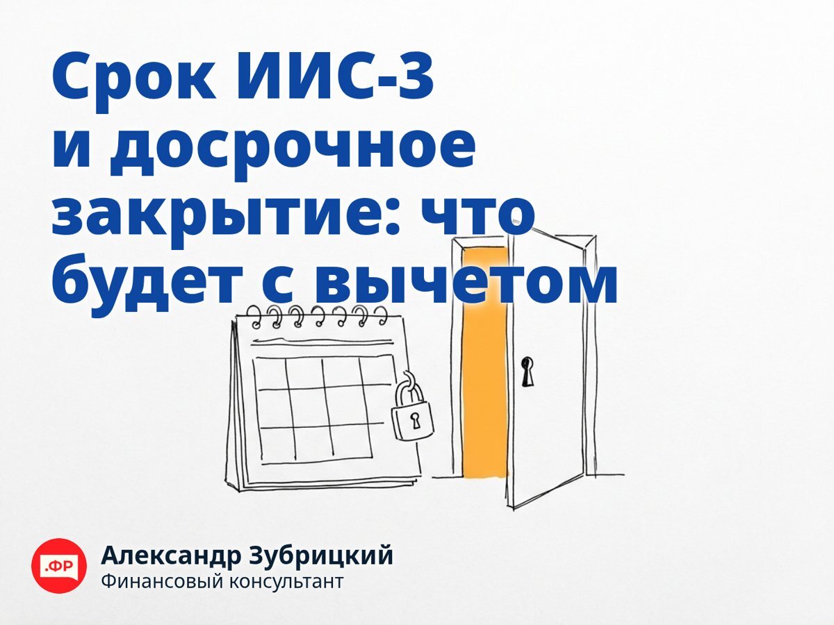 Срок ИИС-3 и досрочное закрытие: что будет с вычетом