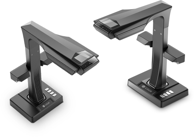 CZUR Pro — устройство в двух ракурсах