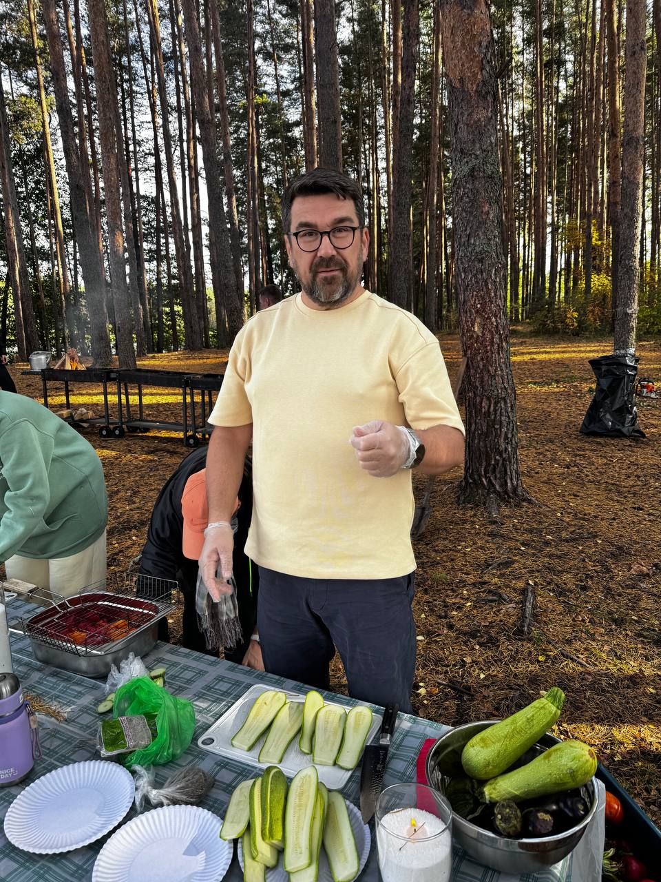 Гость на кулинарной площадке