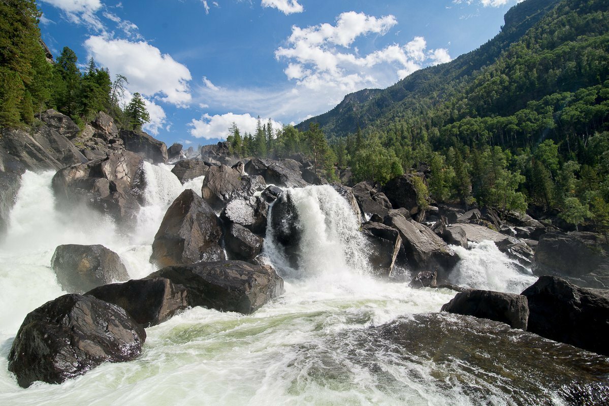 Учарский водопад Алтай