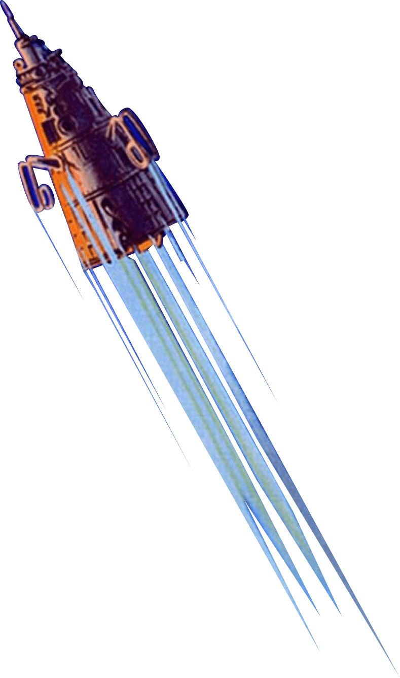 Ракета из советского плаката