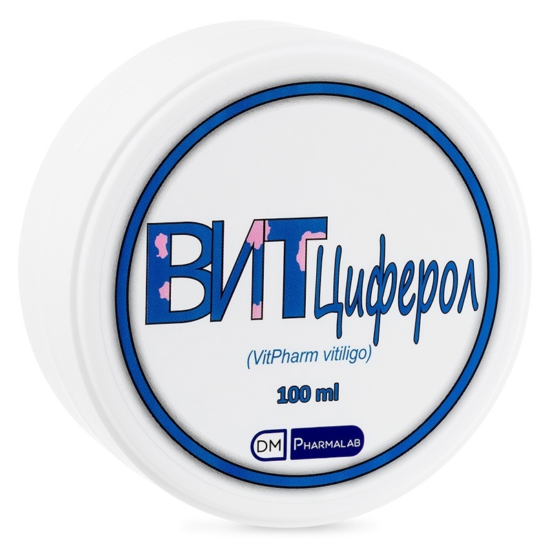 Купить крем от витилиго ВитЦиферол, продажа мази от депигментации кожи ...