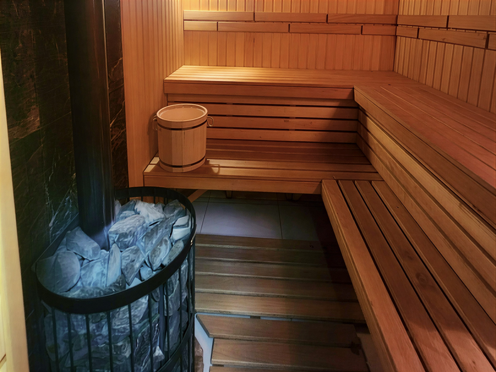 Интерьер русской бани на дровах в Люберцах - внешний вид бани - Богатырские бани