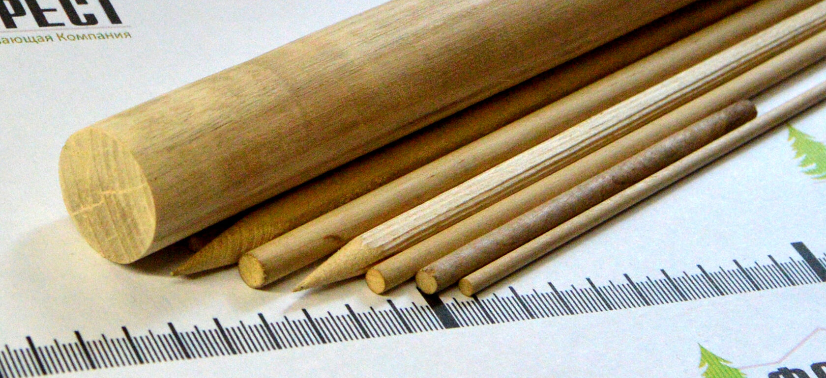 Деревянные палочки для мебели