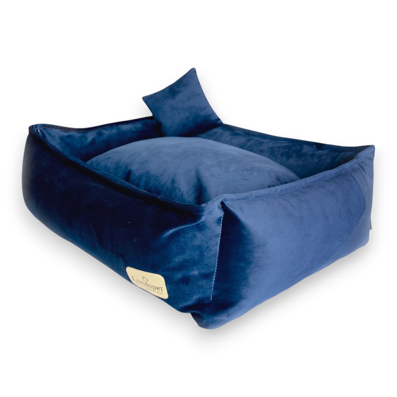 лежанка прямая синяя