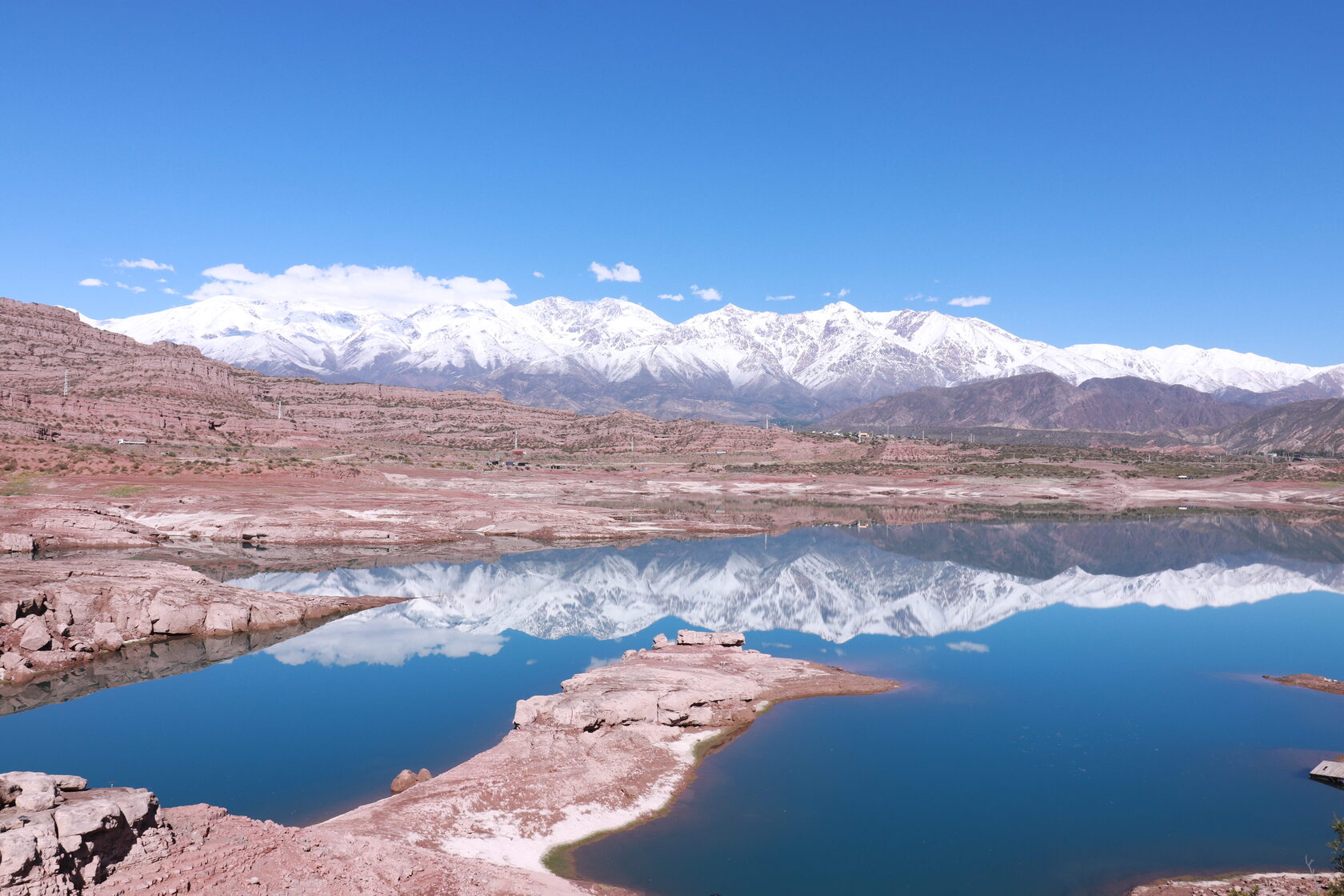 Potrerillos reservoir