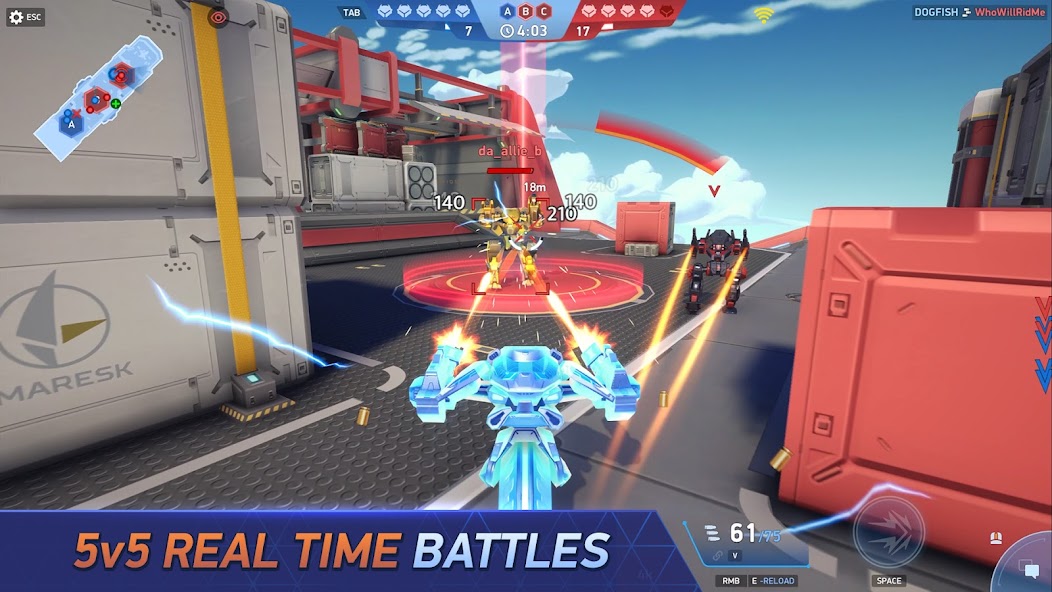Mech Arena fast robot battles for mobile