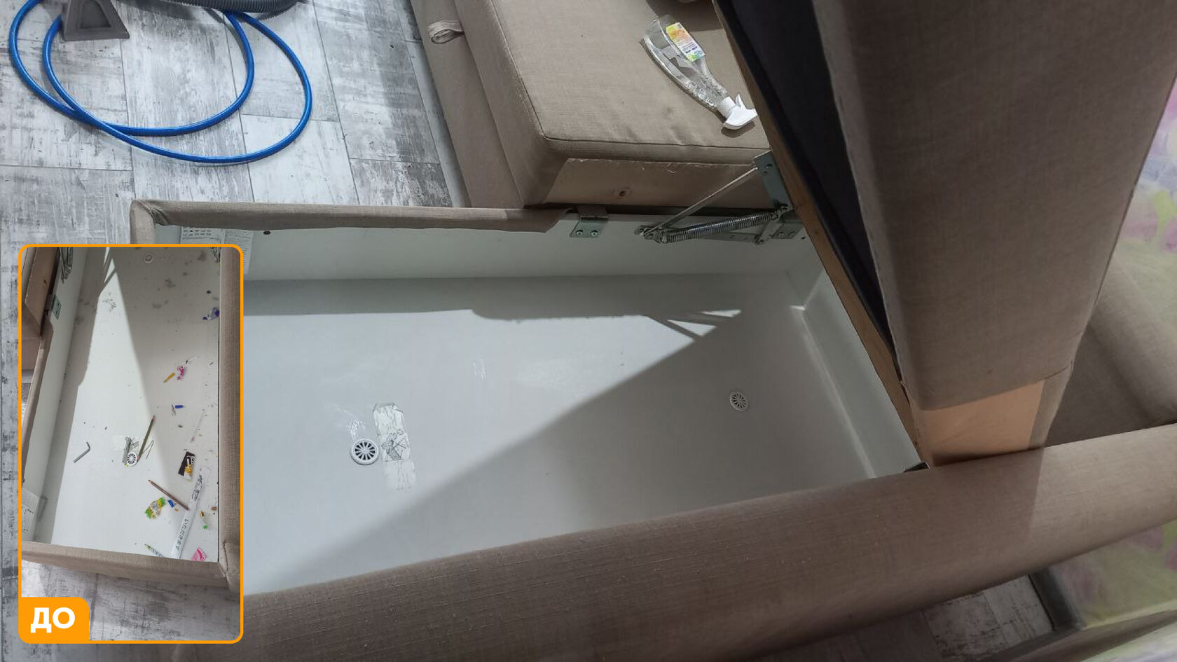 Химчистка дивана на дому от BeeClean24.ru