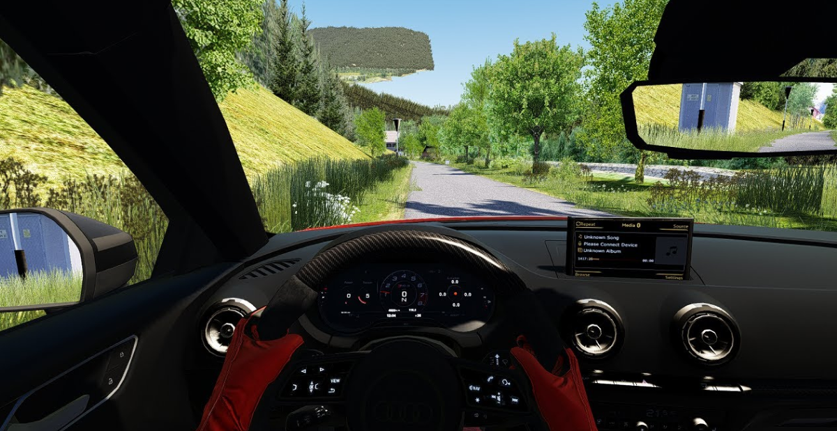 Демонстрация геймплея в симуляторе 