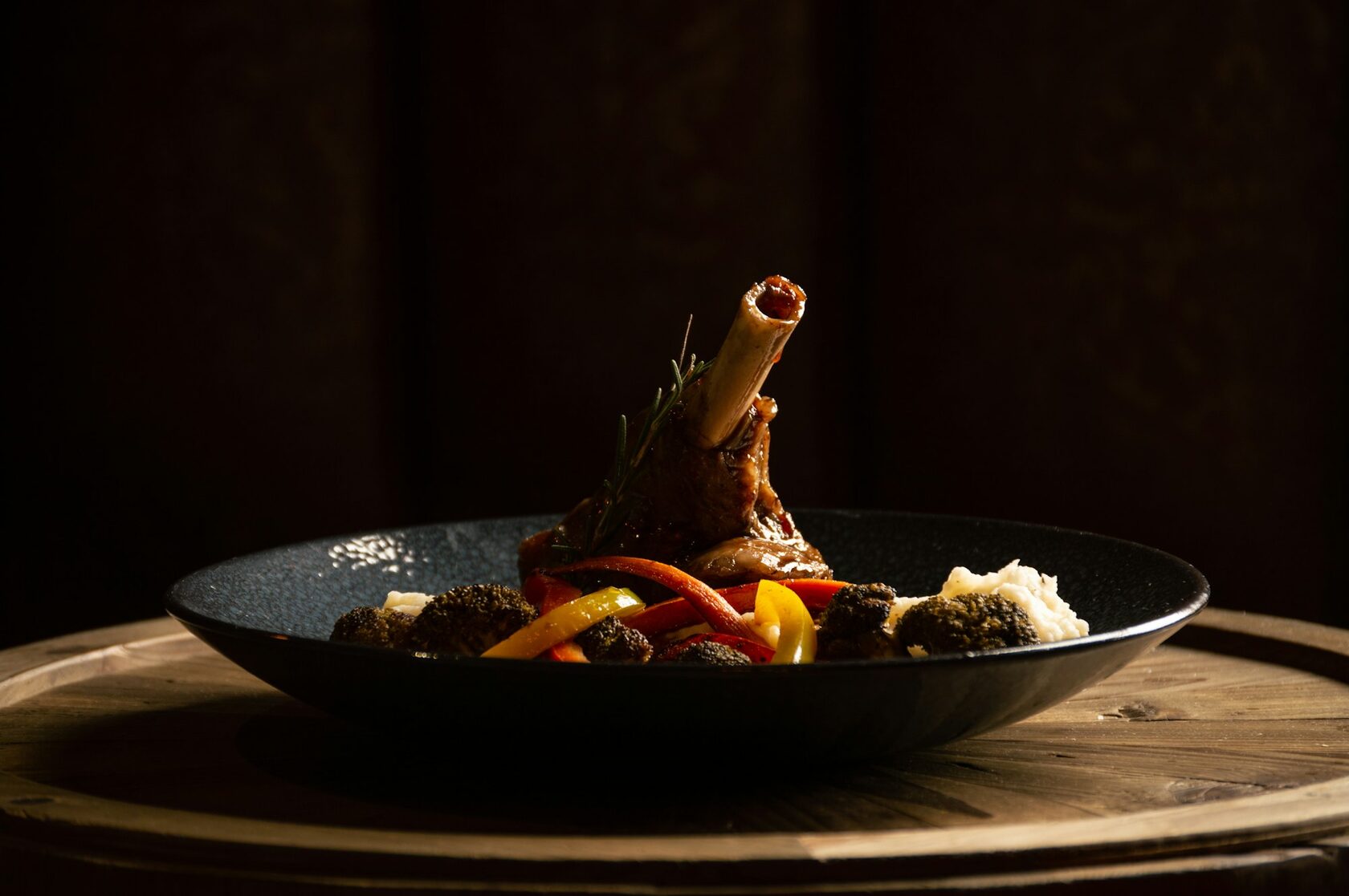 Gourmet food plating