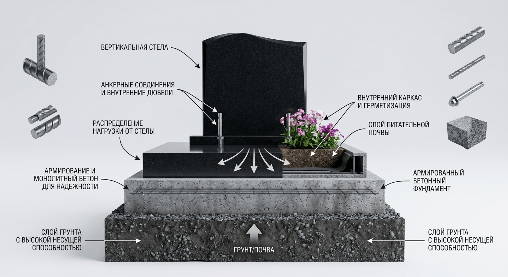 гранитная подставка