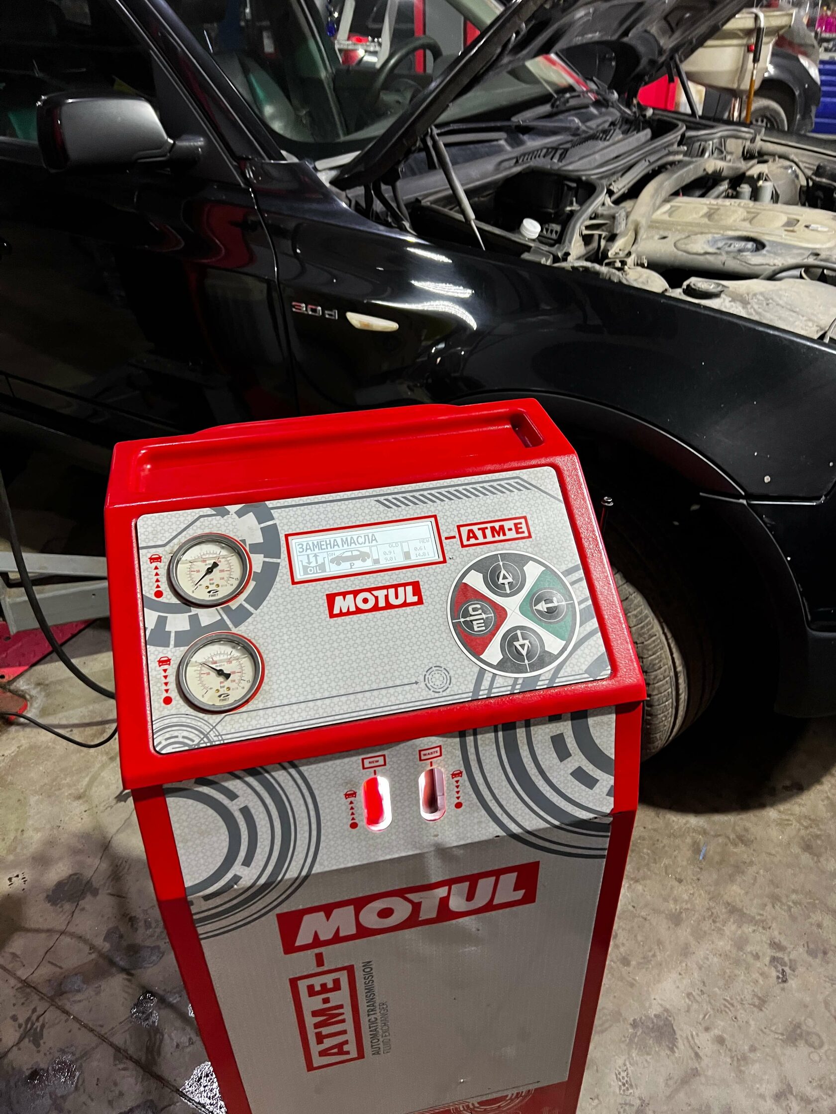 Установка Motul Evo для АКПП BMW X3