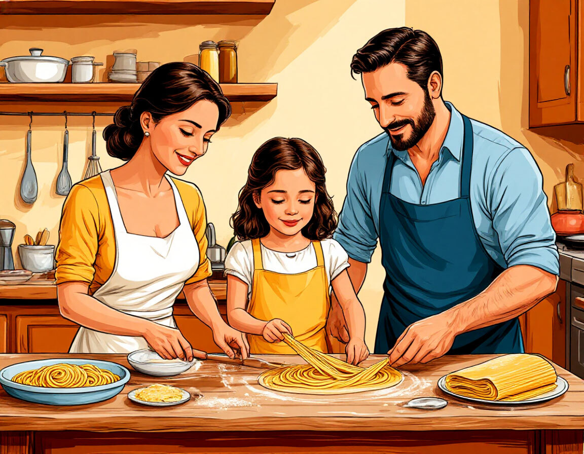 Италия. Семья