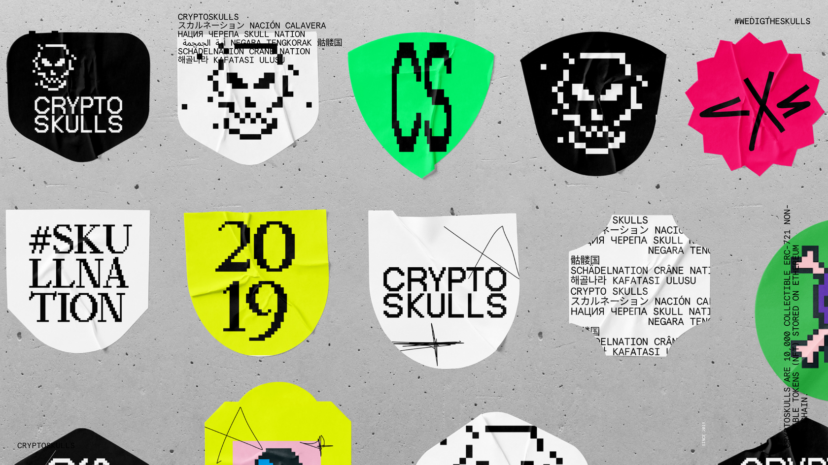 CryptoSkulls — Historic 10k Ethereum NFT Collection (2019) | On-Chain PFPs