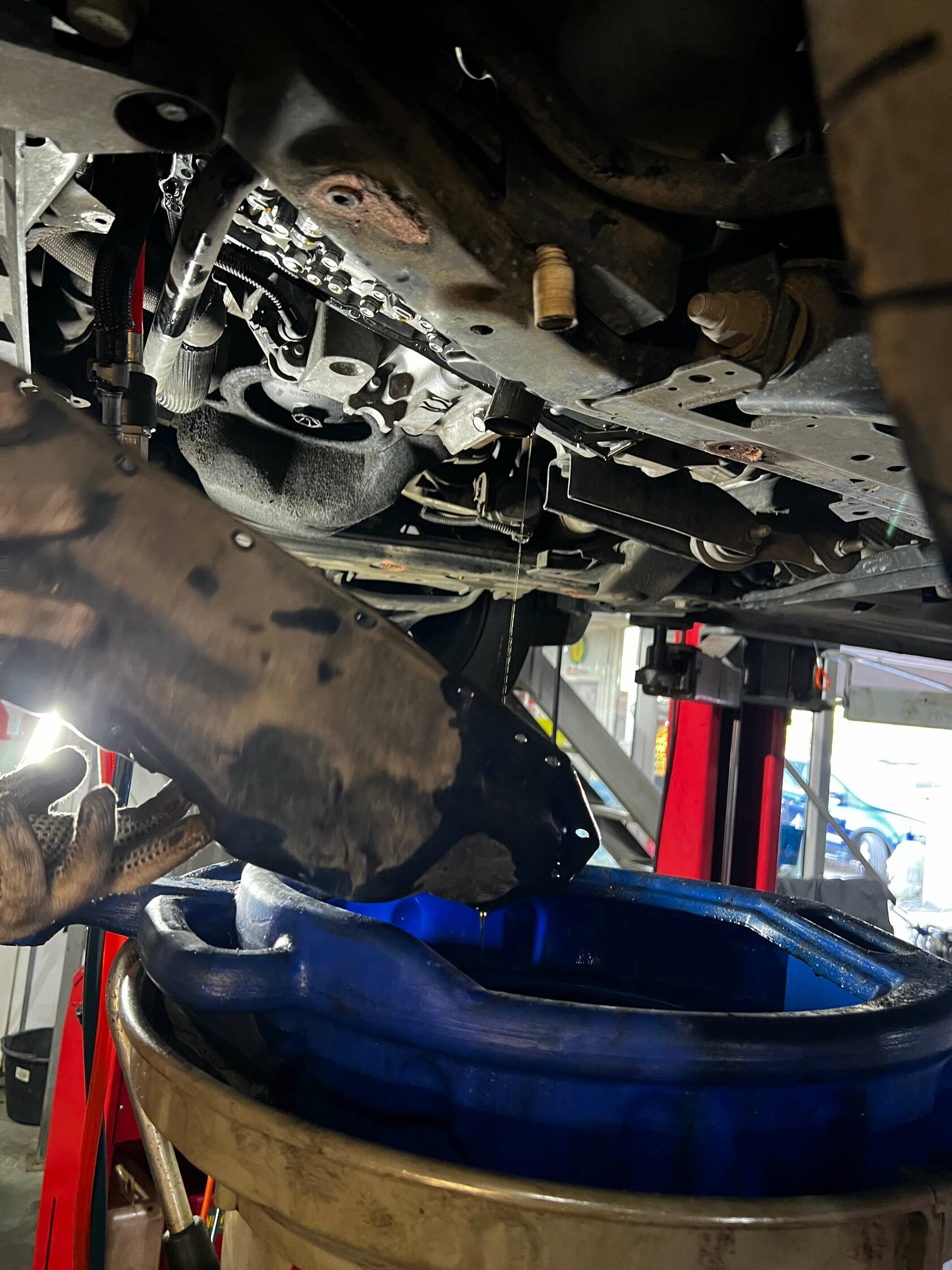 Снятие поддона вариатора Jatco