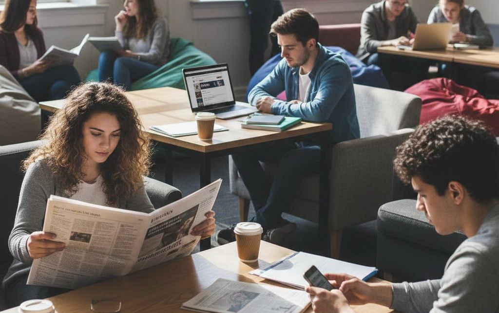 Estudio del Politécnico Grancolombiano revela cómo se informan los jóvenes hoy