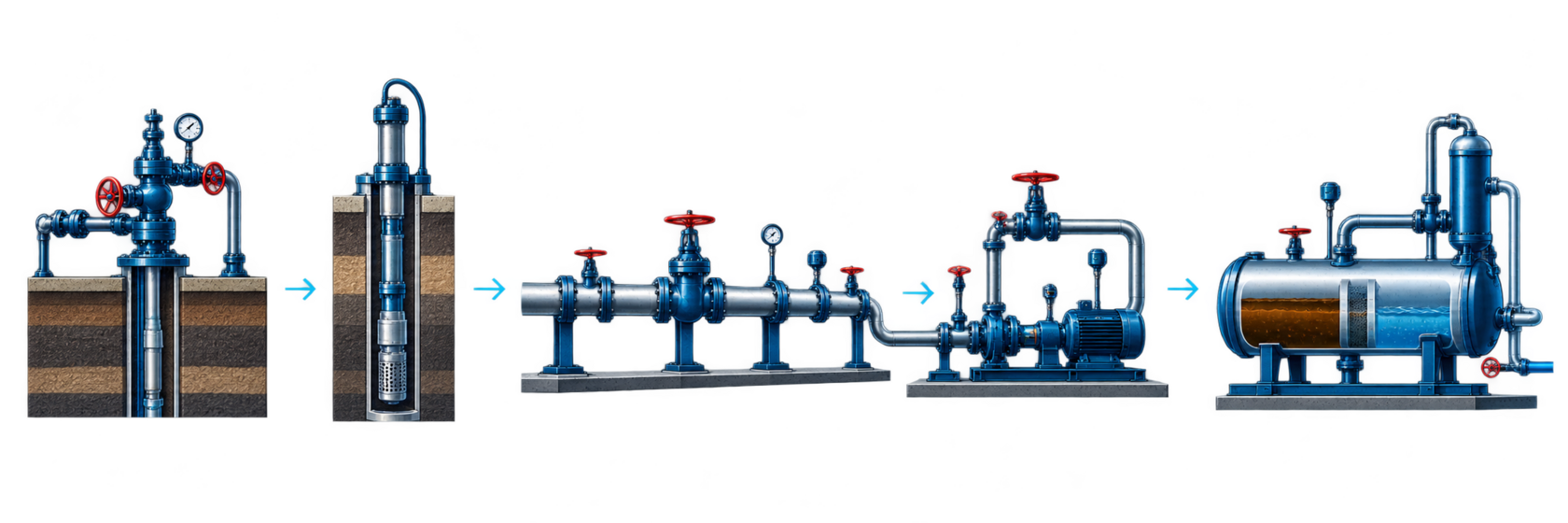Технологическая площадка нефтедобычи
