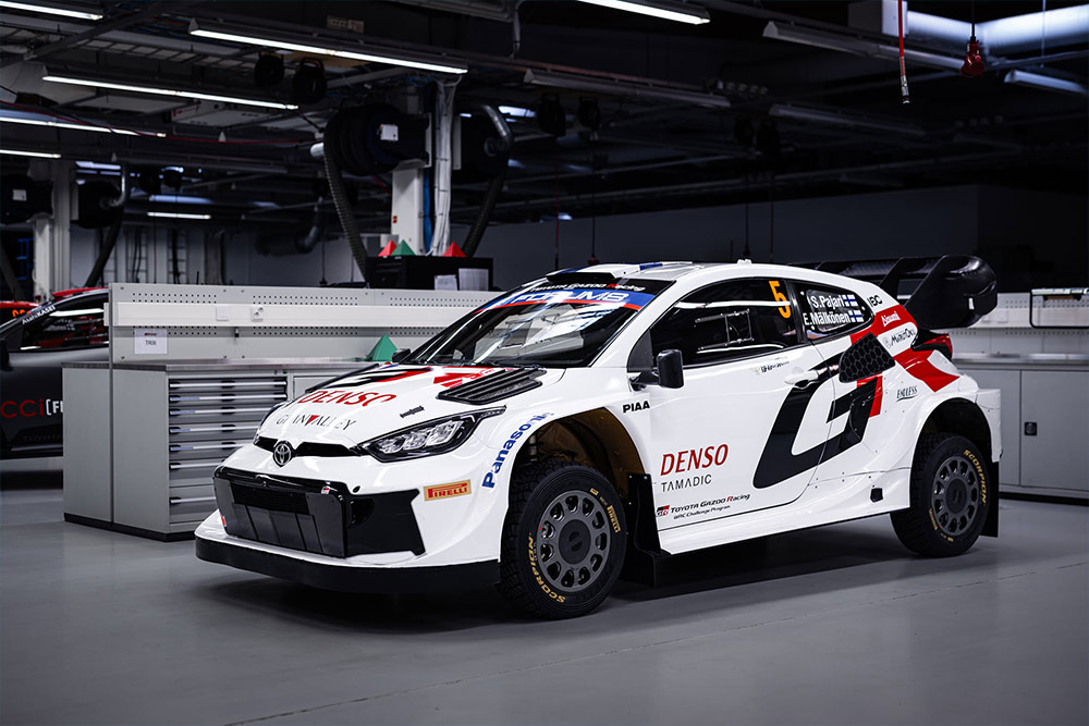 Автомобиль Toyota GR Yaris Rally1 Сами Паяри для ралли Финляндия 2024