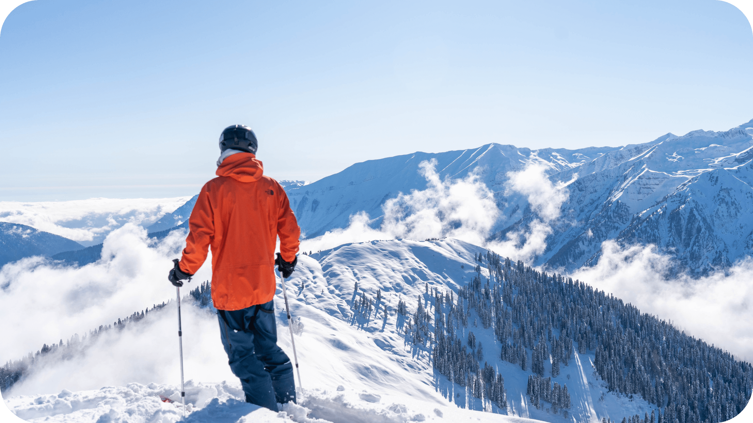 Курорт Красная Поляна — склоны и деревня