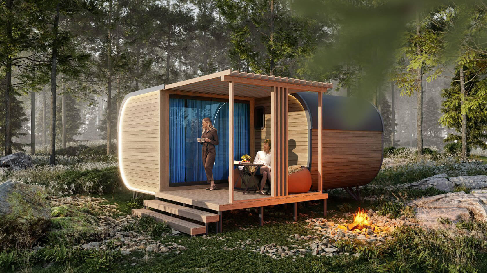 Белореченске жилой модуль веранда