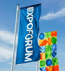 мокап Фирменный стиль «Экспофорум»