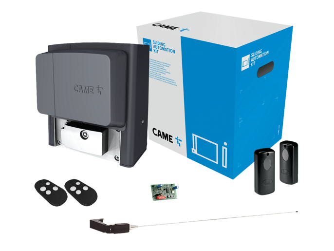 CAME-комплект автоматики для откатных ворот на основе привода BX708 (радиоуправление, фотоэлементы)