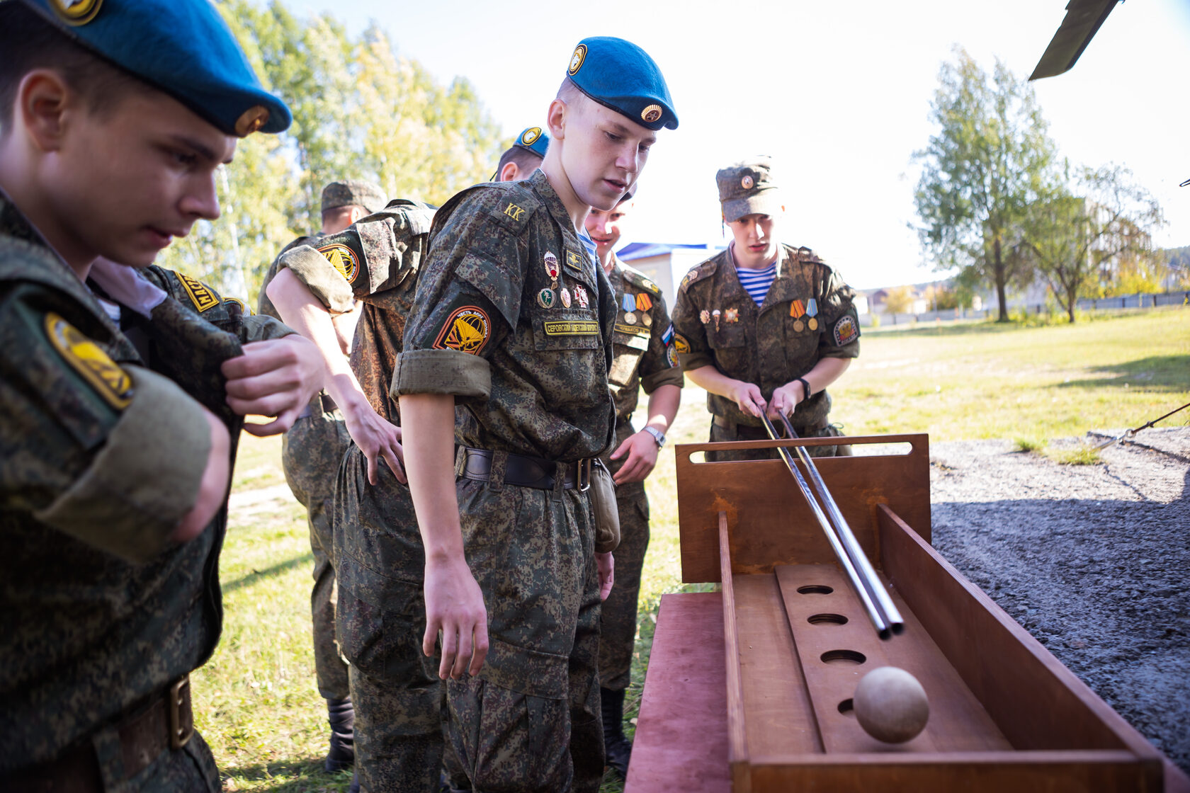 деревянные аттракционы для команд