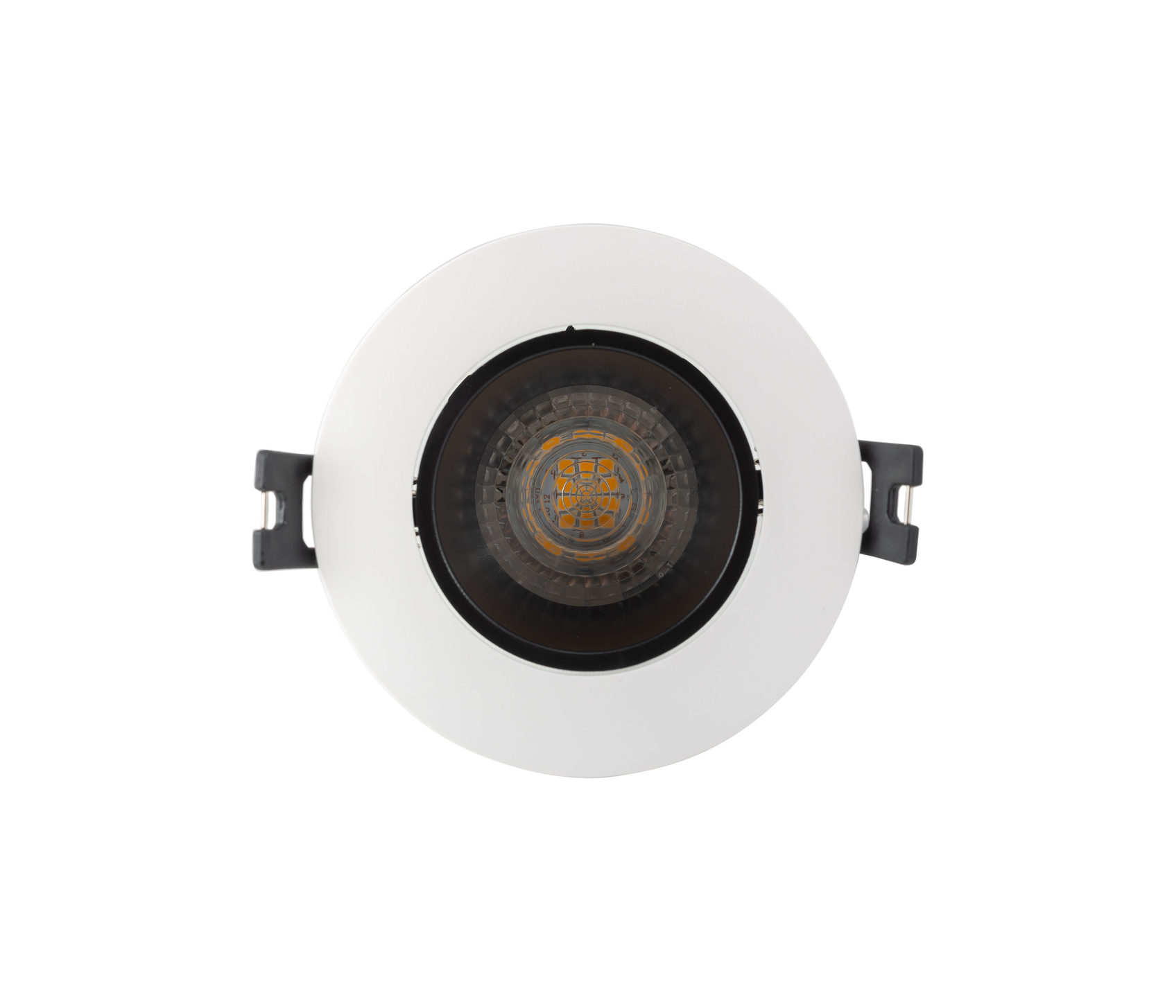 DK3020-WB Встраиваемый светильник, IP 20, 10 Вт, GU5.3, LED, белый/черный, пластик DK3020-WB