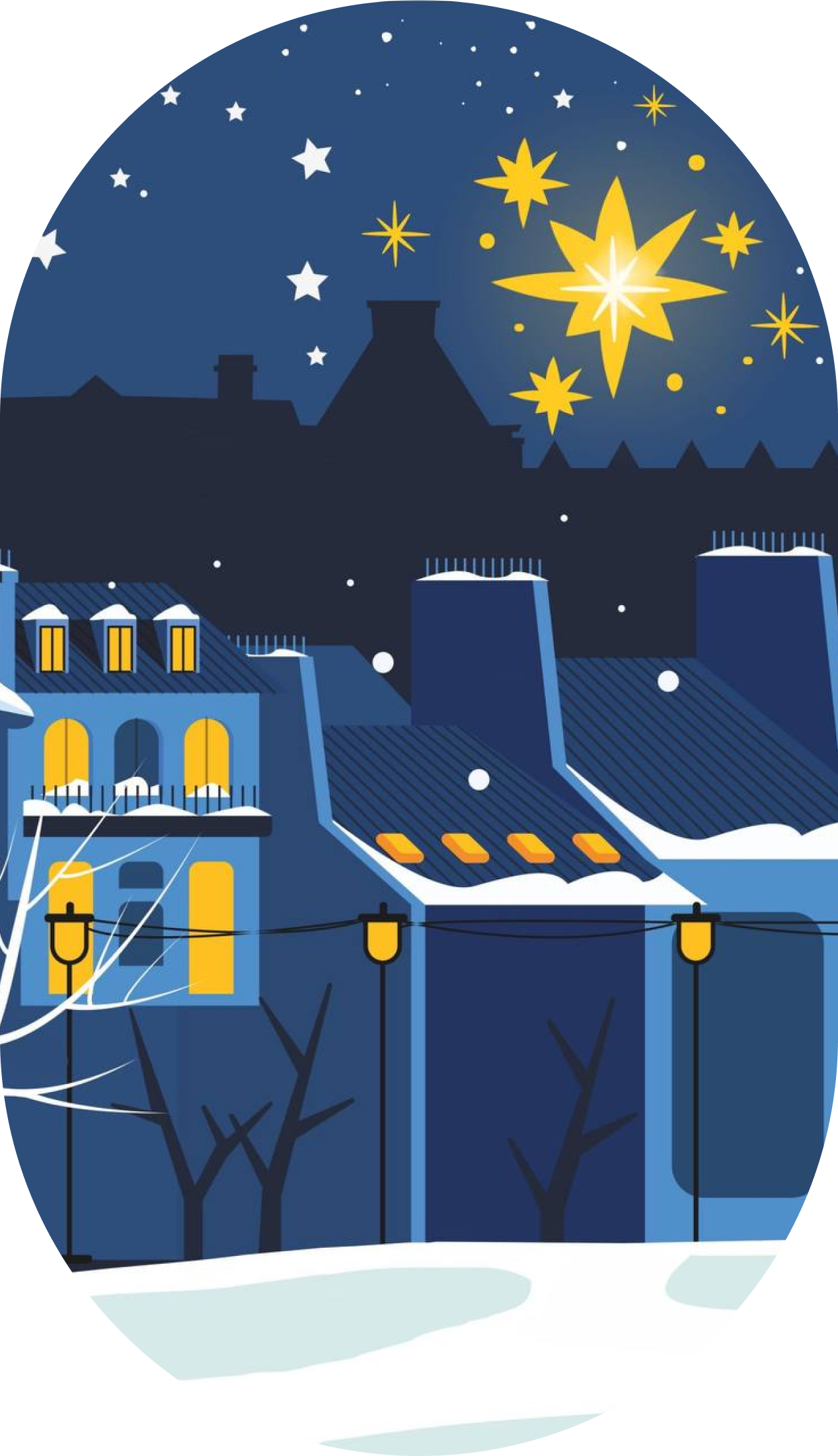 Город, который ждёт снега