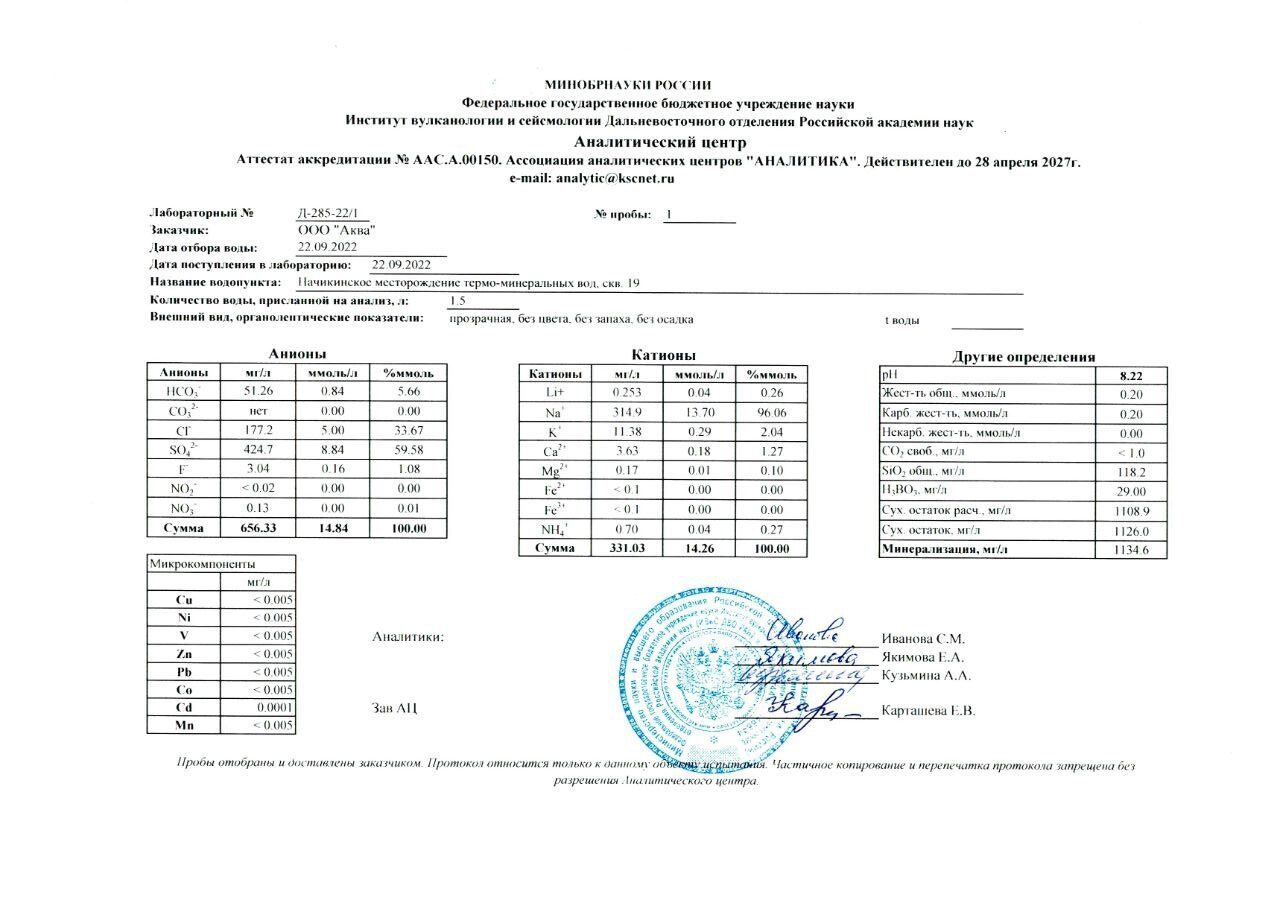 Проба №1
