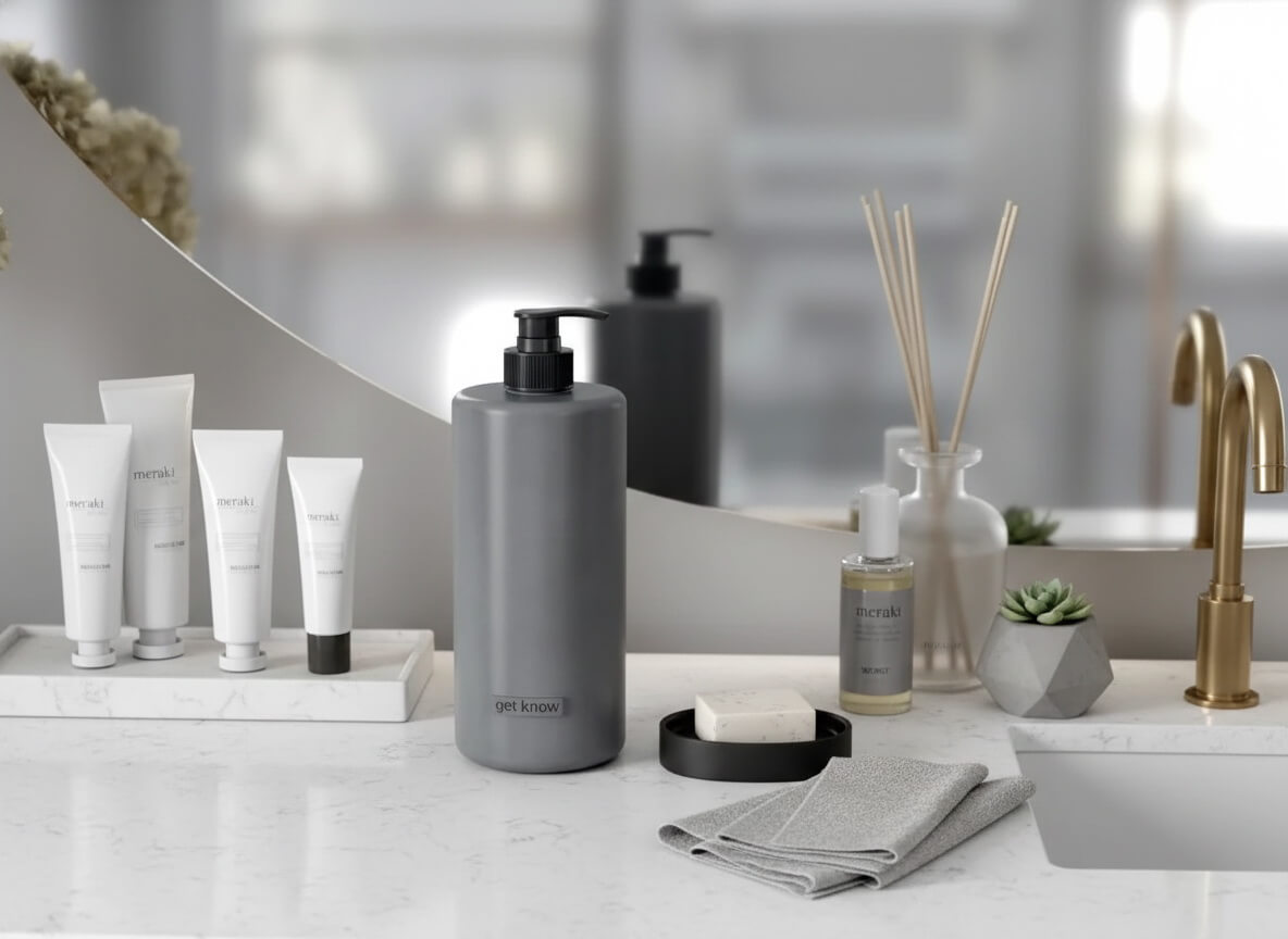 классический круглый дозатор для жидкого мыла 