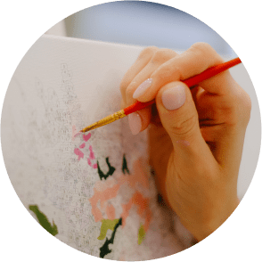 Painting by number kits DIY brush and acrylic paints