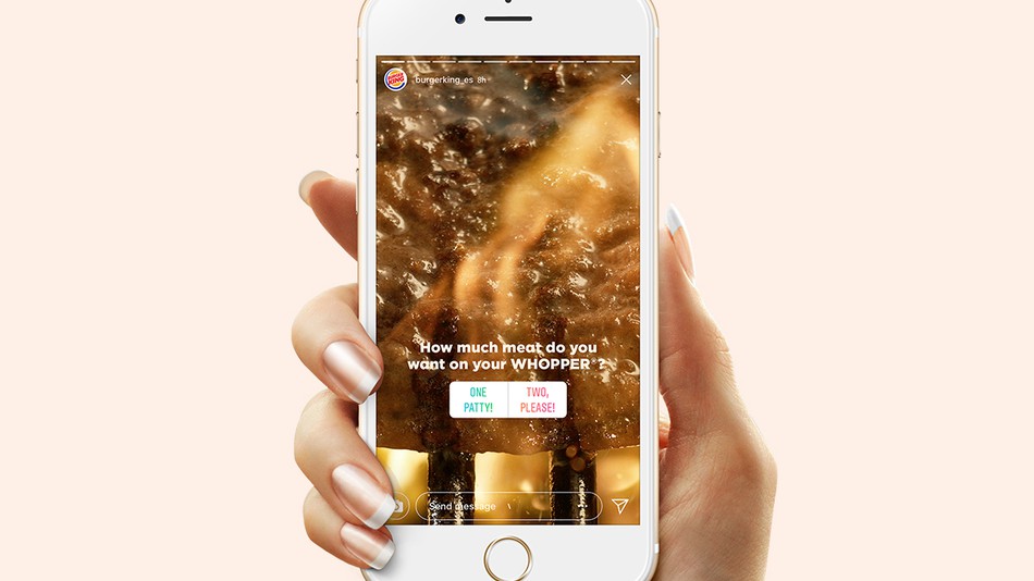 Серия интерактивных stories