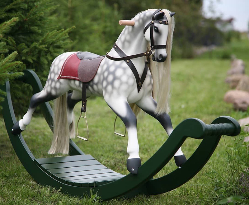 Деревянная лошадка качалка для детей SunnyWoods купить в интернет-магазине Wildberries