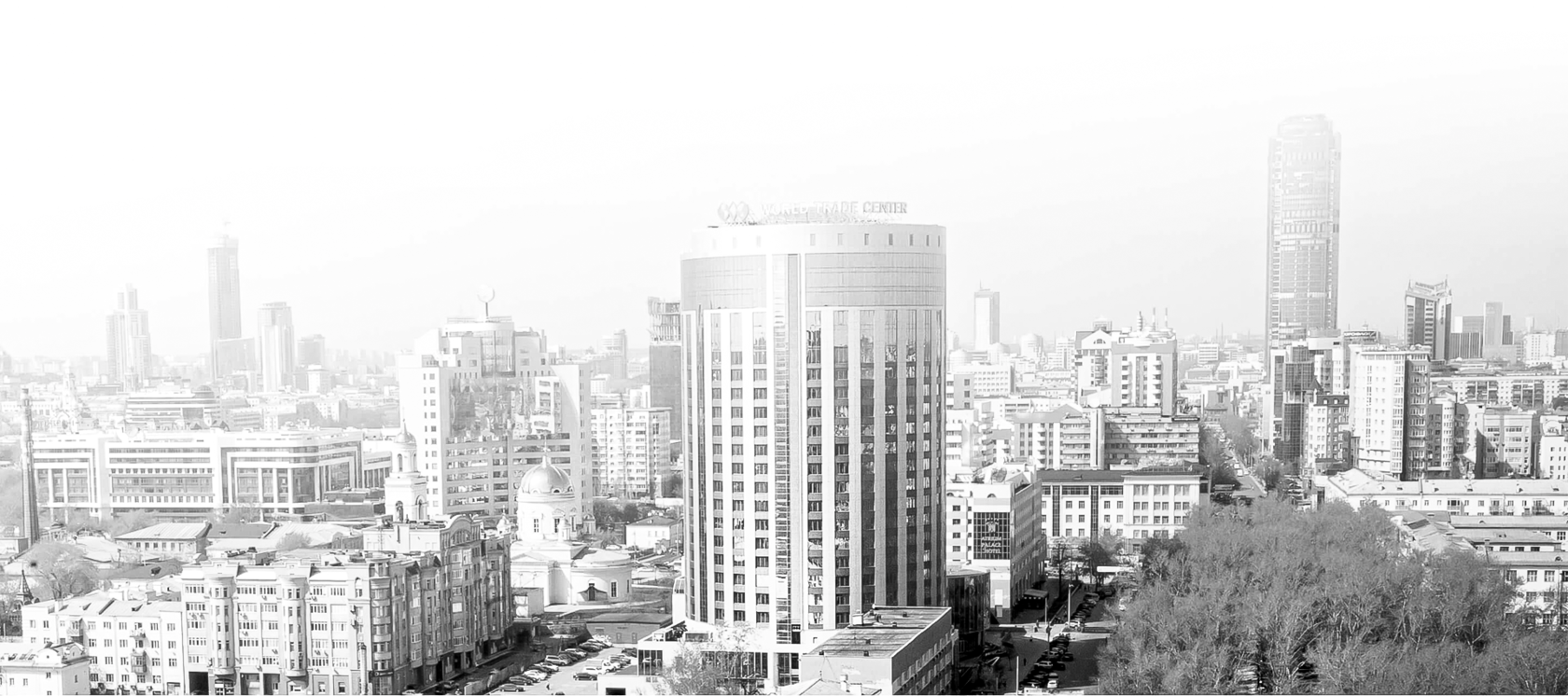 Стеклохолст в World Trade Center Екатеринбург