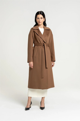 Пальто женское черное укороченное