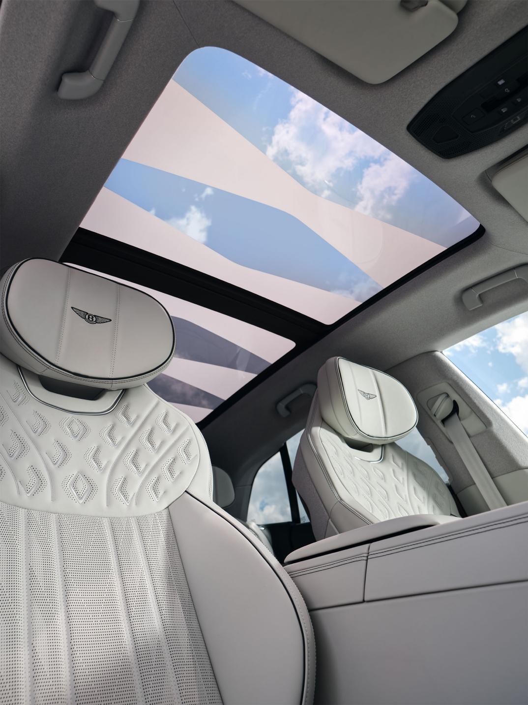 Панорамная крыша Bentley Torcal из салона