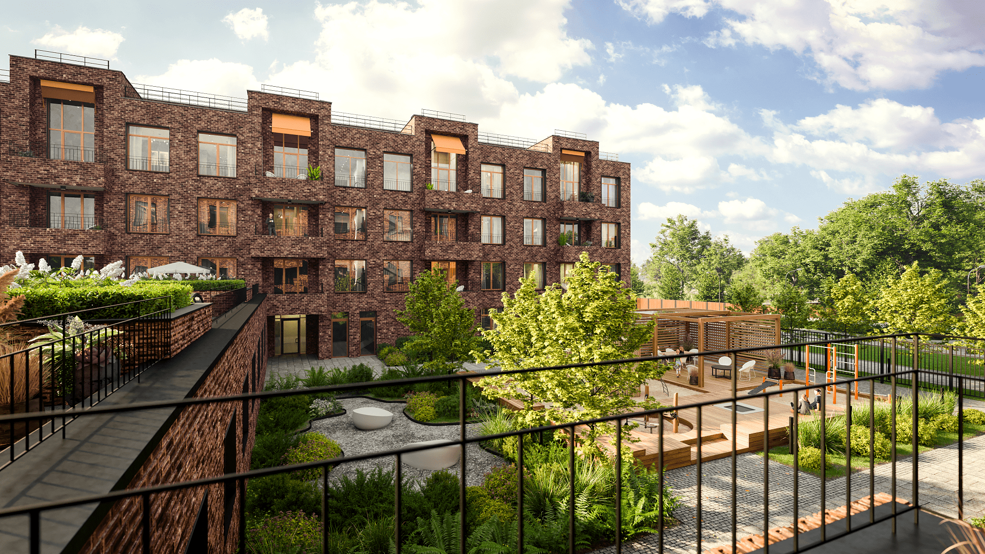 ЖК На Баумана в Тюмени. Купить квартиру от застройщика Создатели. Фото,  планировки и расположение.