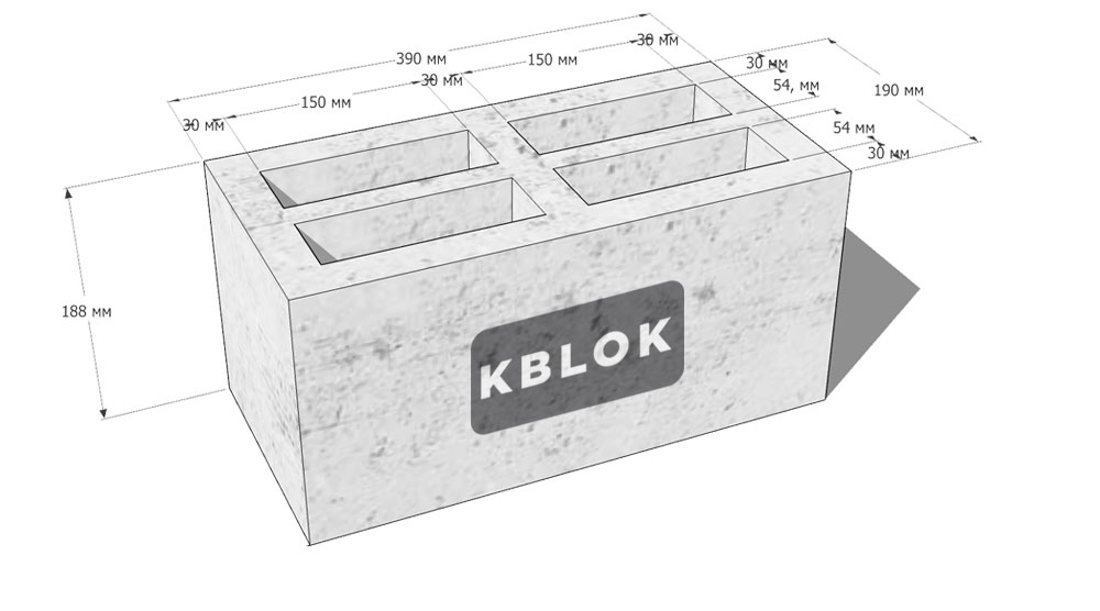 Вес одного шлакоблока