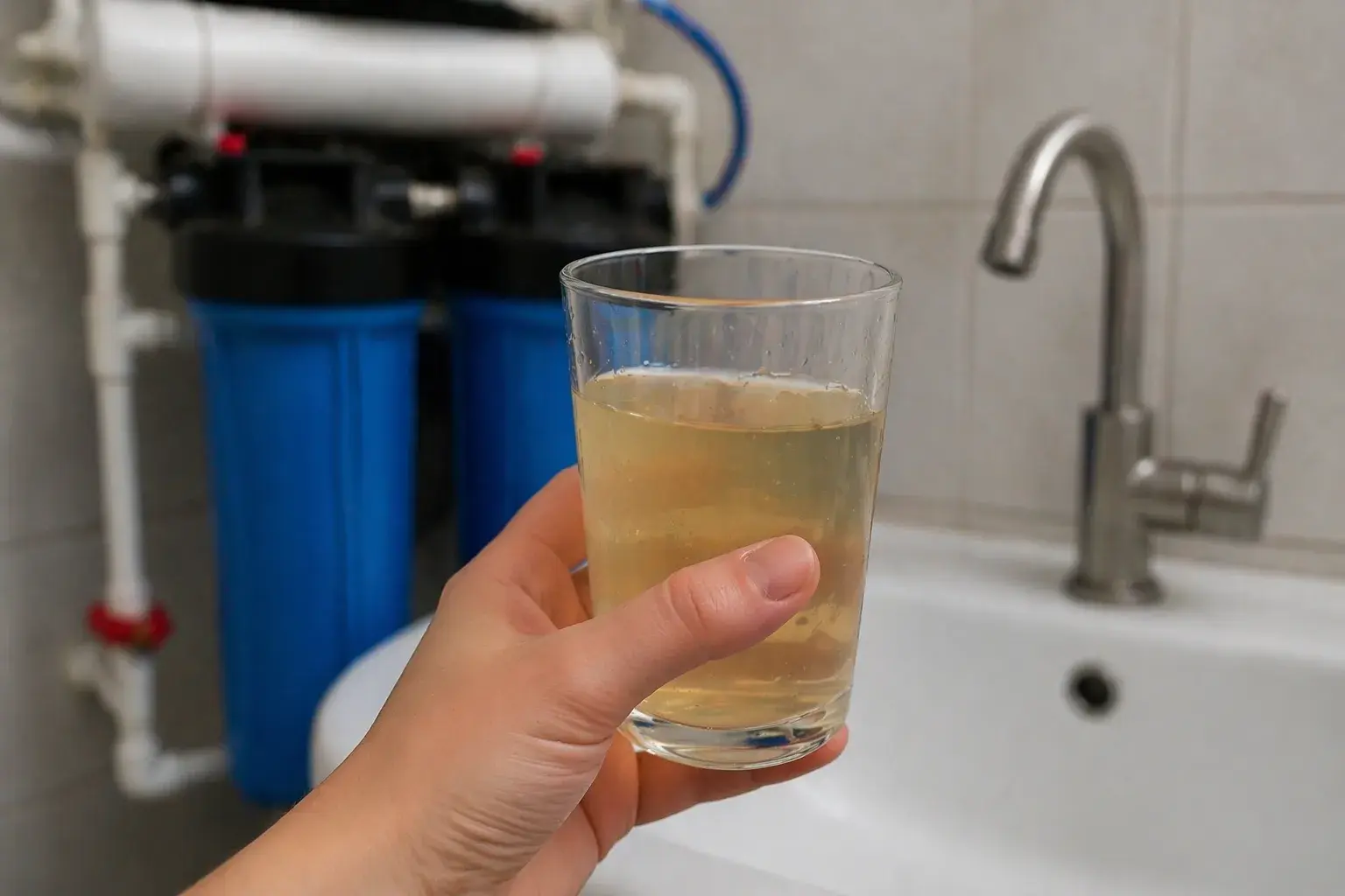 Вода из скважины пахнет