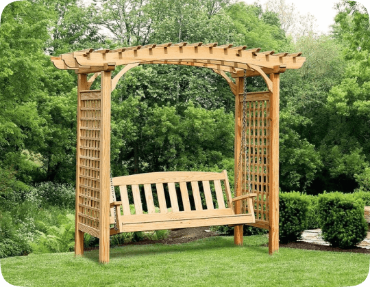 Беседка Б-1 из дерева