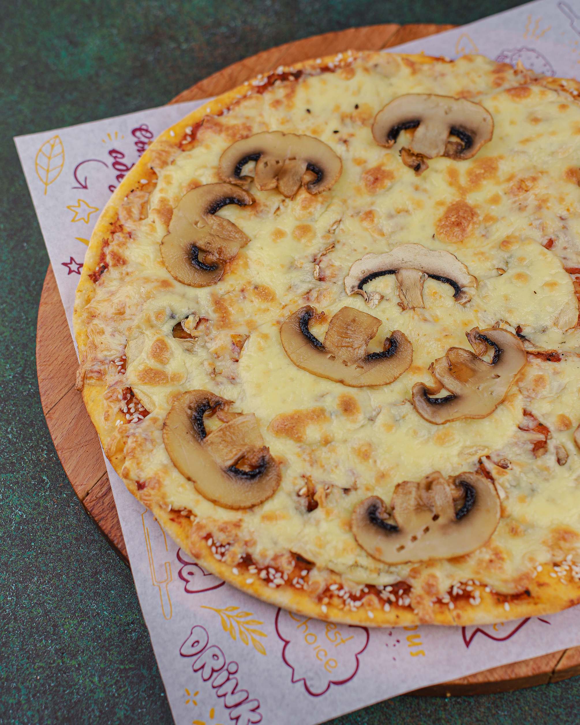 грибная пицца в духовке рецепт фото 101