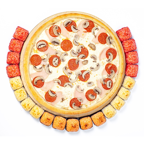 Набор пицца и роллы. Комбо набор пицца и роллы. Набор для пиццы. Мини пицца.