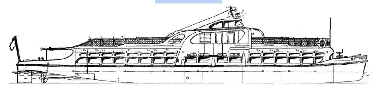 Теплоход москвич проект 544
