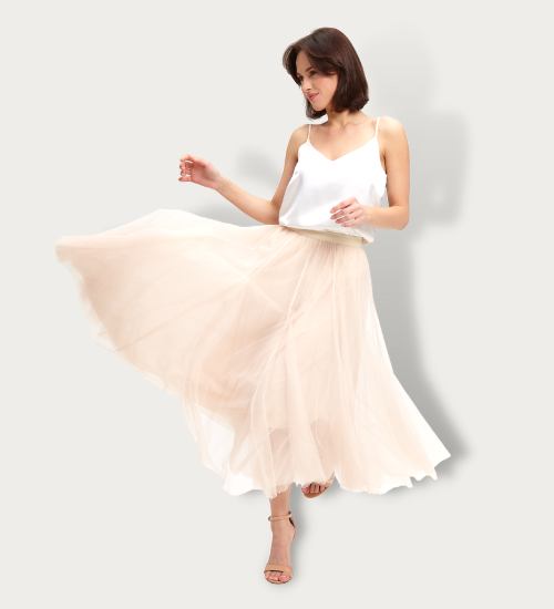 юбка из фатина