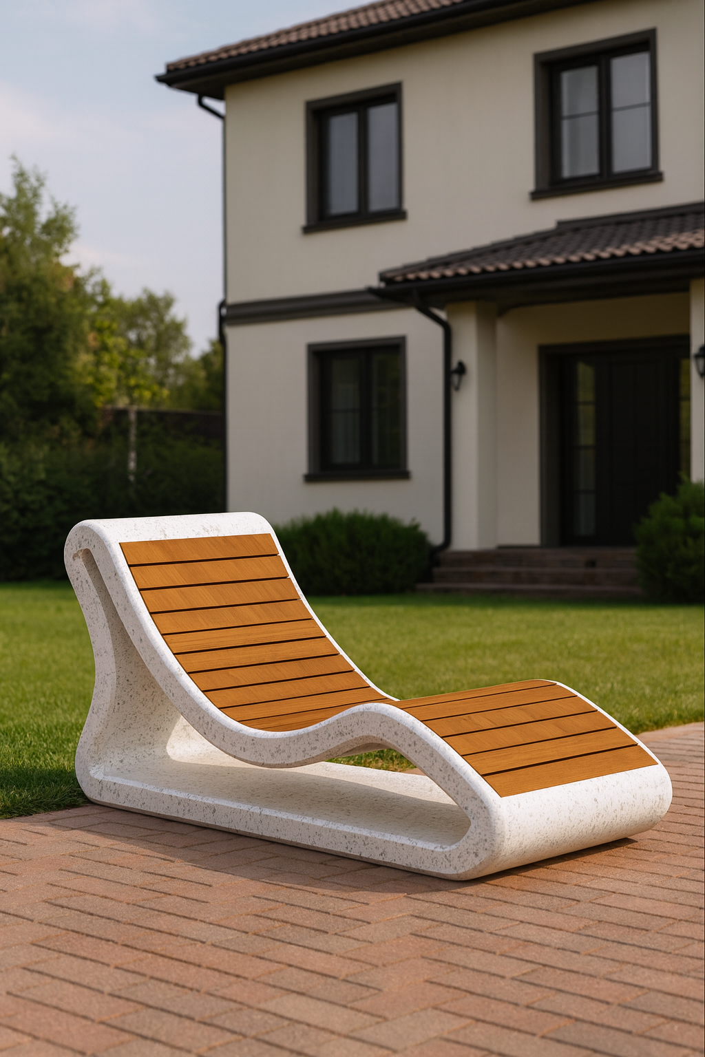 Лежак – JAGAJAI-T из композитного мрамора: