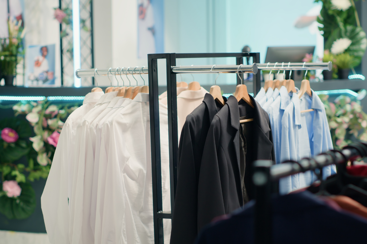 Вешала, рейлы и кронштейны для магазинов одежды в Калининграде