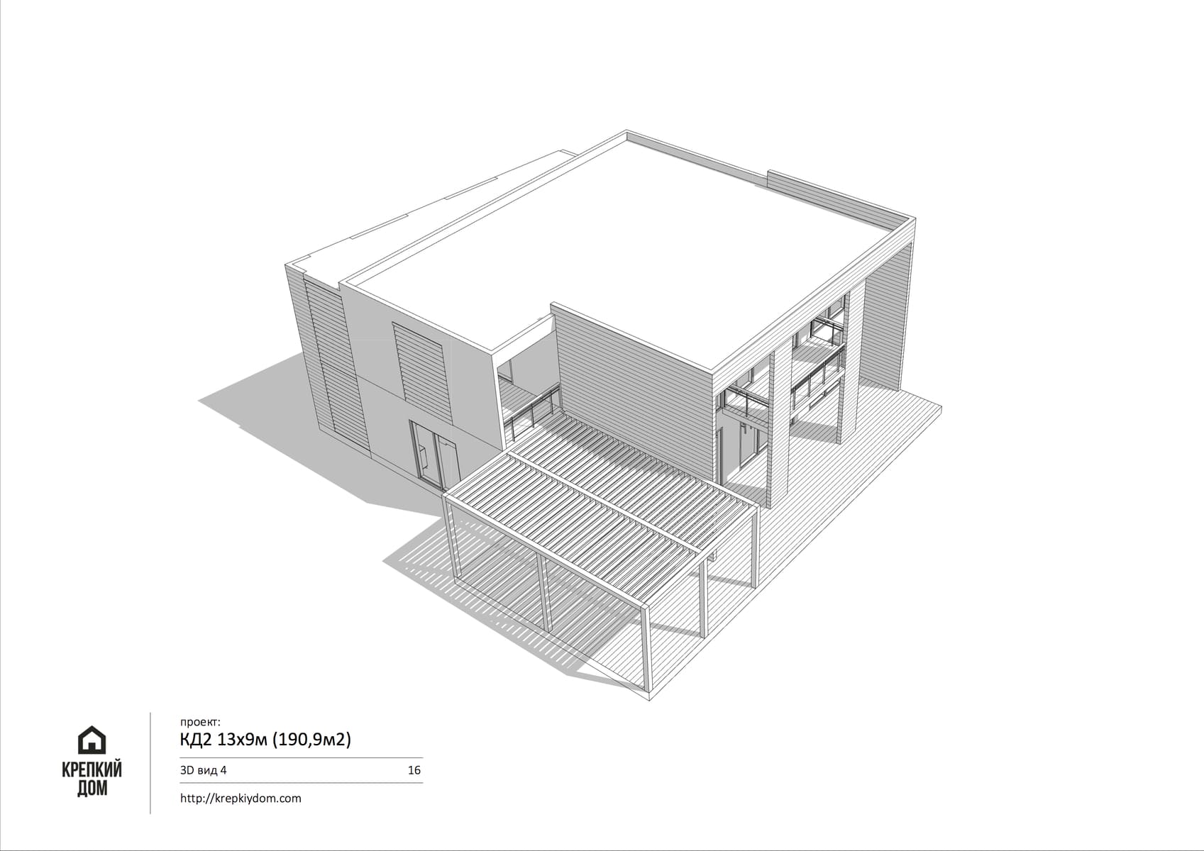 Каркасный дом под ключ в Ижевске